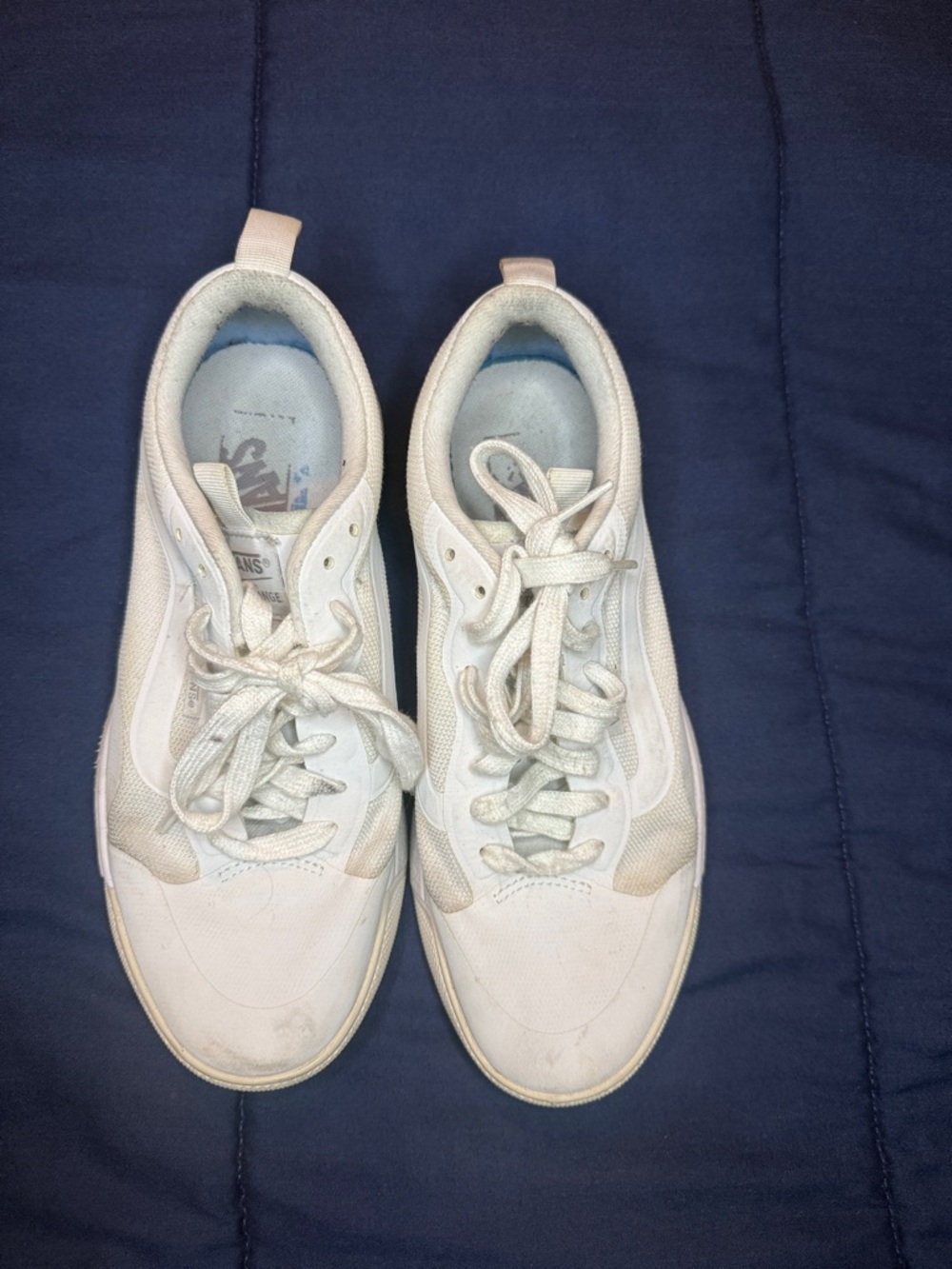 Vans White Ultra Range Lace-Up Sneakers